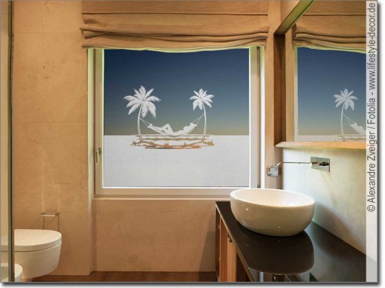 Preview: Sichtschutzfolie Urlaubsfeeling Preview: Sichtschutzfolie Urlaubsfeeling
