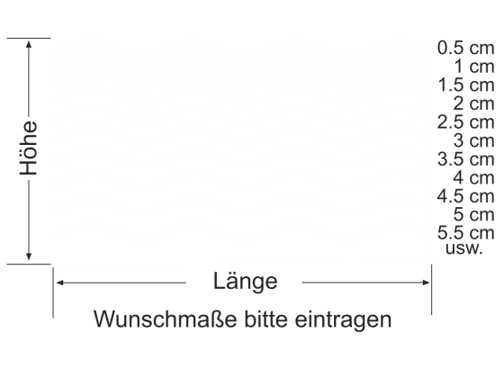Preview: Sichtschutzfolie Verlauf mit Wellen Preview: Sichtschutzfolie Verlauf mit Wellen