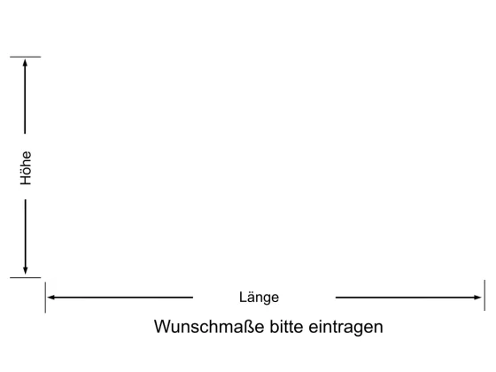 Fensterfolie mit wellenförmiger Oberkante - Ansicht Ausrichtung mit Farbauswahl