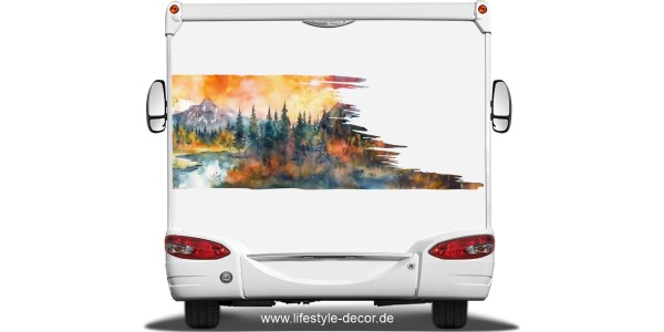 Preview: Sonnenuntergang in den Bergen (in 8 Varianten erhältlich)