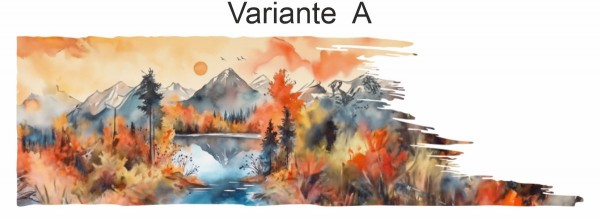Preview: Sonnenuntergang in den Bergen (in 8 Varianten erhältlich)