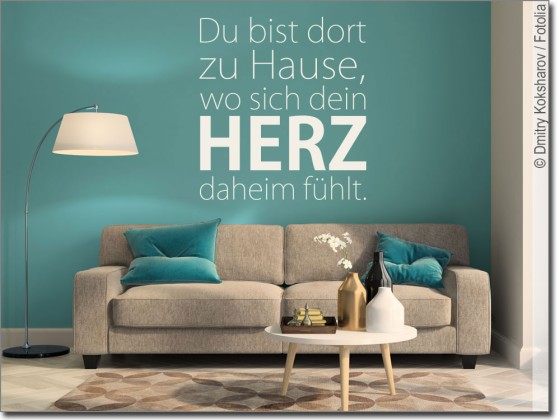 Preview: Wandtattoo Du bist dort zu Hause Preview: Wandtattoo Du bist dort zu Hause