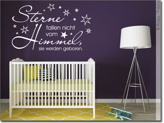 Preview: Wandtattoo Sterne fallen nicht vom Himmel