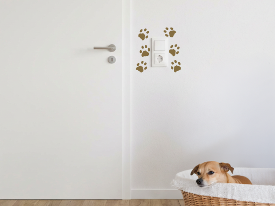 Preview: Steckdosentattoo Motiv 5 Tatzen