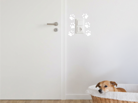 Preview: Steckdosentattoo Motiv 5 Tatzen