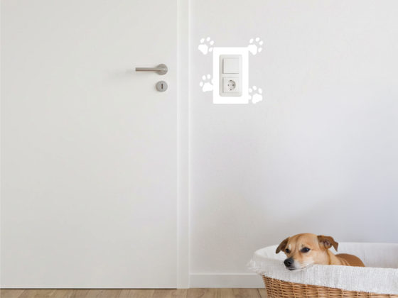 Preview: Steckdosentattoo Motiv 5 Tatzen