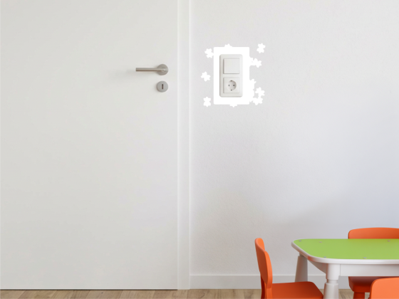 Preview: Steckdosentattoo Motiv 9 Puzzle