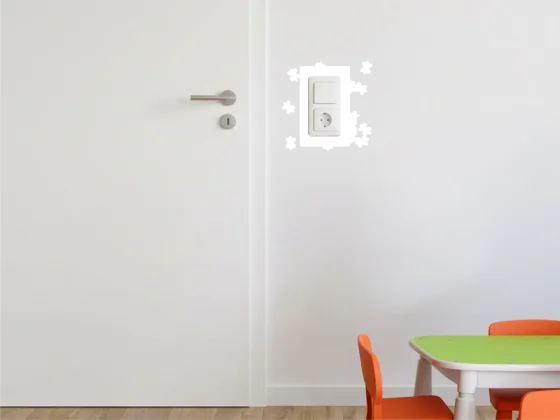 Steckdosentattoo Motiv 9 Puzzle