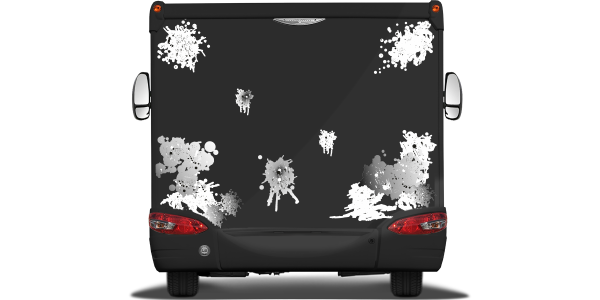 Preview: Sticker Farbflecken als Satz Preview: Sticker Farbflecken als Satz