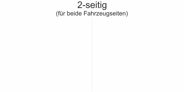 Preview: Sticker für Auto Haifisch