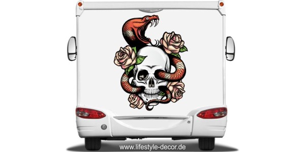 Preview: Totenkopf und Schlange Autodesign