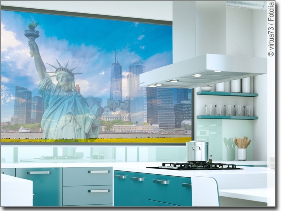 Preview: USA Freiheitsstatue Fensterbild Preview: USA Freiheitsstatue Fensterbild
