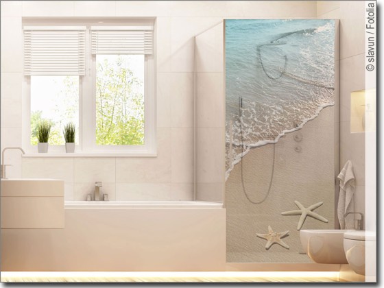 Preview: Fensterbild Seesterne am Strand Preview: Fensterbild Seesterne am Strand