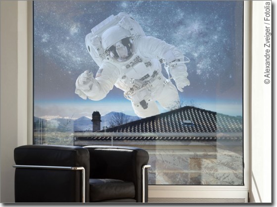 Preview: Fensterbild Astronaut