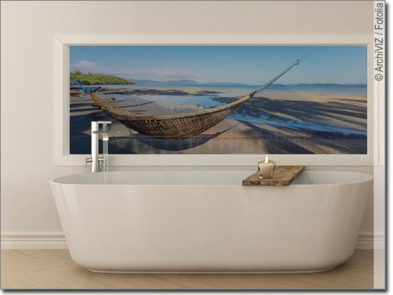 Preview: Fensterbild Amazing Beach