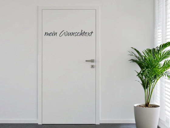 Türbeschriftung Wunschtext | 10