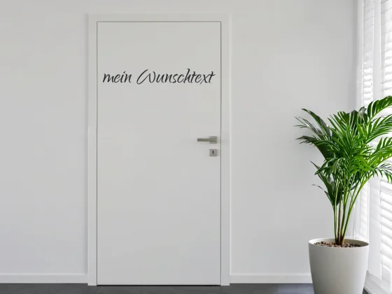 Türbeschriftung Wunschtext | 10