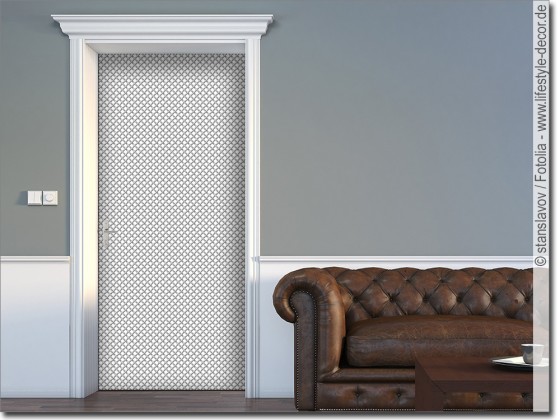 Preview: Türfolie Geflecht