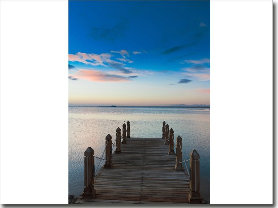 Preview: Türposter Holzsteg am Meer Preview: Türposter Holzsteg am Meer