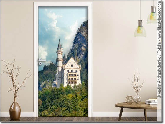 Preview: Türfolie Schloss Neuschwanstein