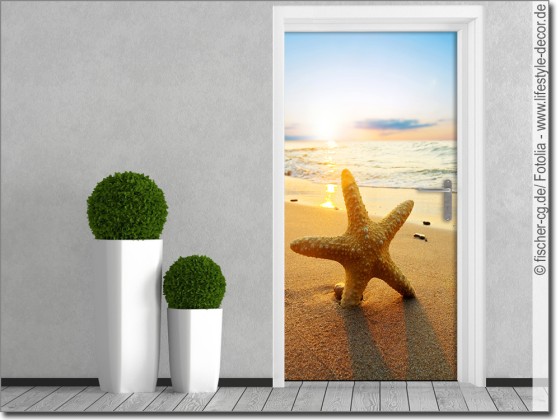 Preview: Türtapete Seestern Preview: Türtapete Seestern