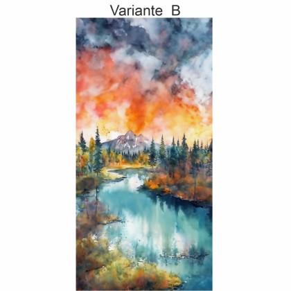 Preview: Türposter Aquarelle Landschaft (in 7 Varianten erhältlich)