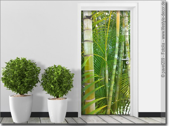 Preview: Türtattoo Bambus