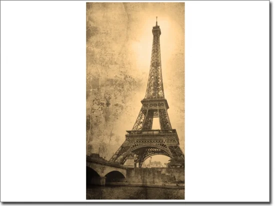 Türposter des Eiffelturm aus hochwertiger Folie