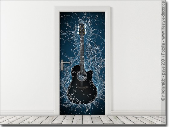 Preview: Türposter E-Gitarre