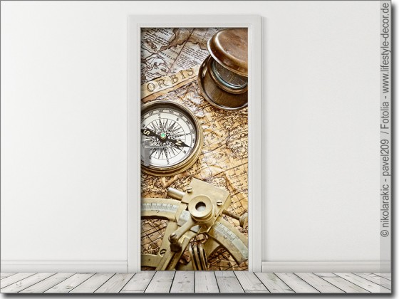 Preview: Türposter Kompass