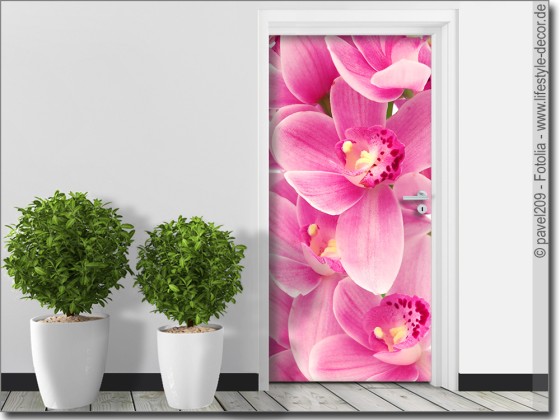 Preview: Türposter Orchidee