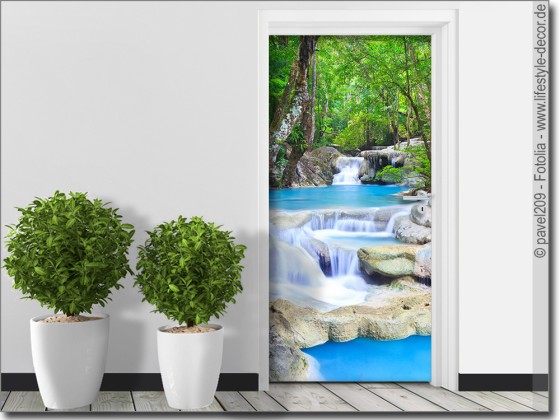 Preview: Türtapete Wasserfall Preview: Türtapete Wasserfall