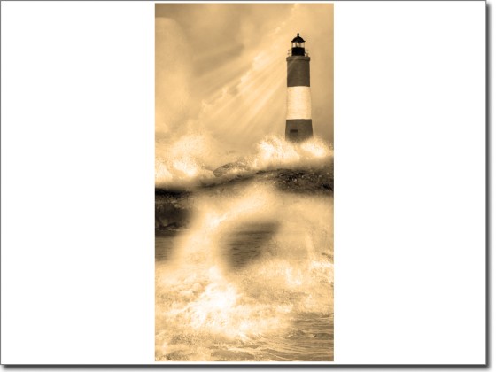 Preview: Türfolie Leuchtturm Preview: Türfolie Leuchtturm