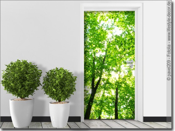 Preview: Türdekor Wald