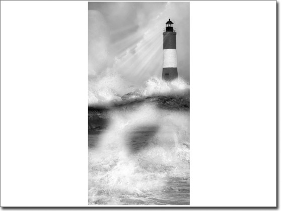 Preview: Türfolie Leuchtturm Preview: Türfolie Leuchtturm