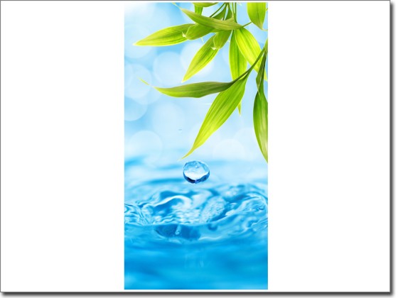 Preview: Türfolie Wassertropfen Preview: Türfolie Wassertropfen