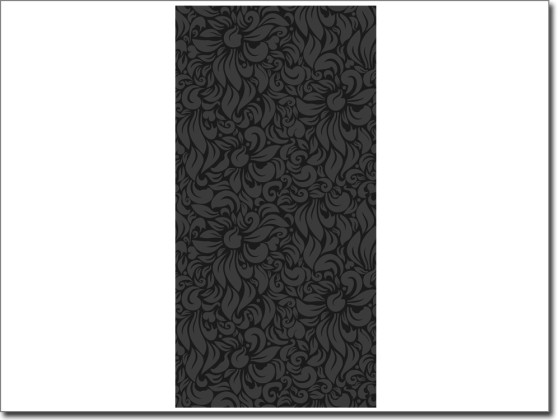 Preview: Türposter Dark Flowers