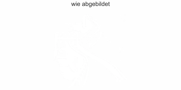 Wandtattoo mit chinesischer Mauer - Ansicht Ausrichtung und Farbauswahl