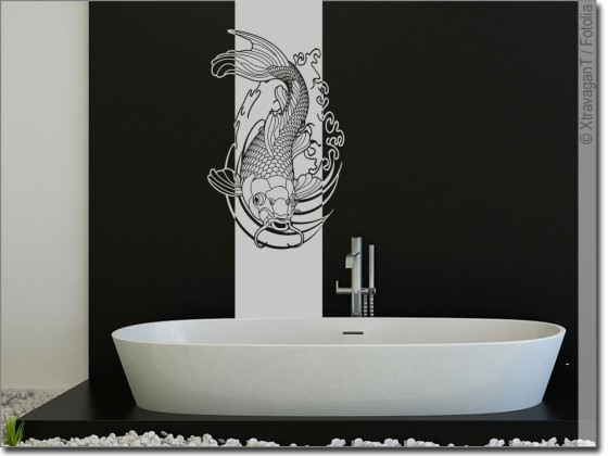 Preview: Wandaufkleber Banner Koi Preview: Wandaufkleber Banner Koi