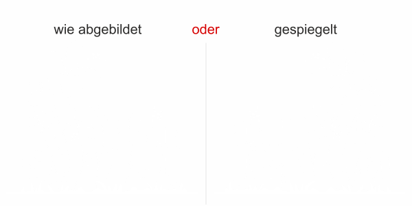 Preview: Wandaufkleber Blumenwiese - Ansicht Ausrichtung und Farbauswahl