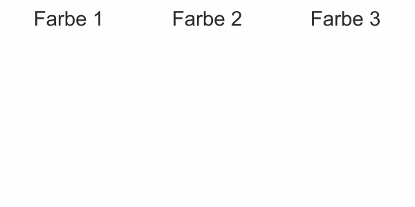 Wandtattoo mit dekorativer Ranke - Ansicht Farbauswahl
