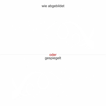 Wandtattoo im herbstlichen Design - Ansicht Ausrichtung und Farbauswahl