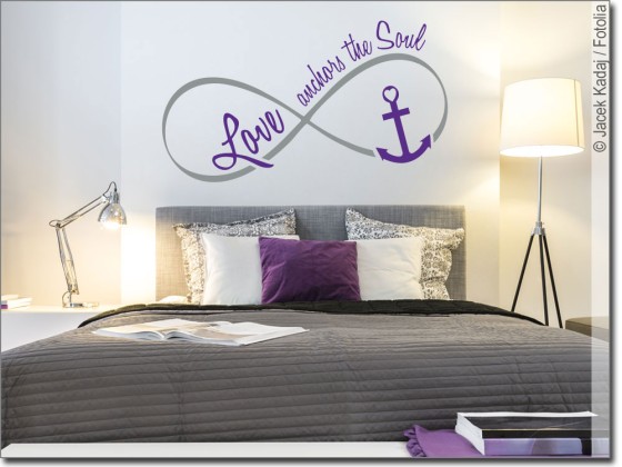 Preview: Wandtattoo Love anchors the soul Preview: Wandtattoo Love anchors the soul