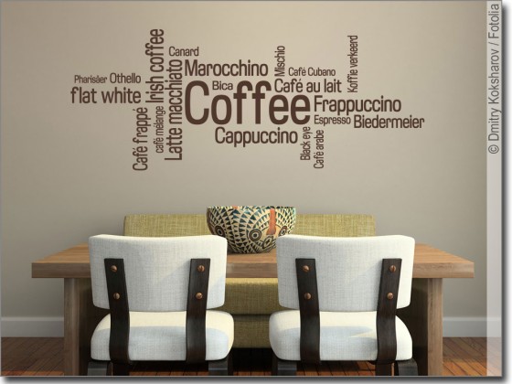 Preview: Wandtattoo Coffee