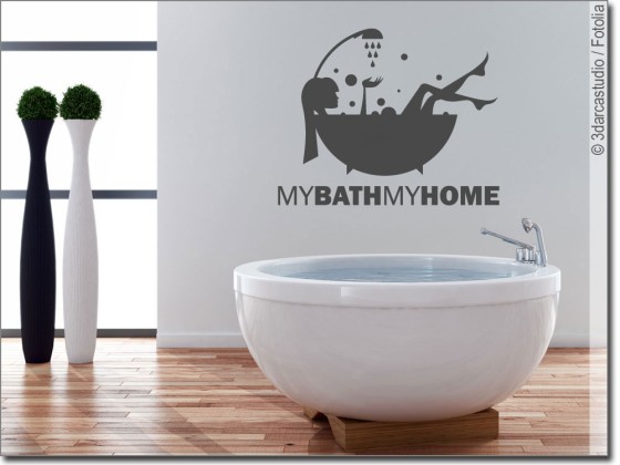 Preview: Wandtattoo My Bath My Home
