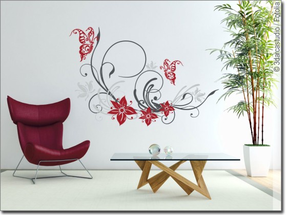 Preview: Buntes Wandtattoo Tagtraum