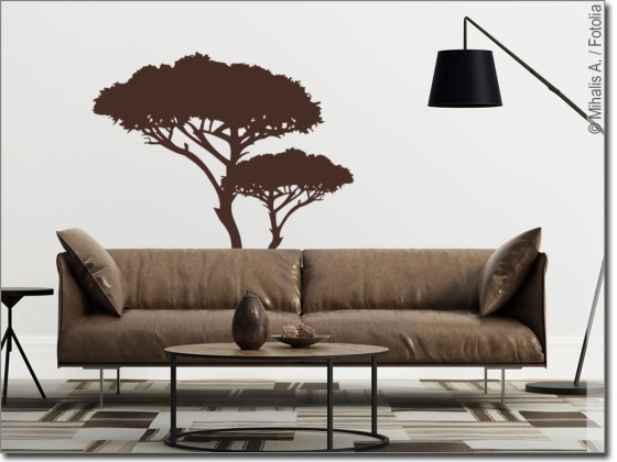 Preview: Wandaufkleber Savannenbaum Preview: Wandaufkleber Savannenbaum