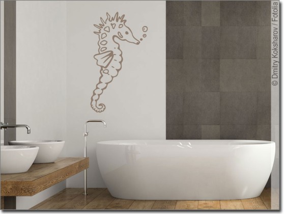 Preview: Wandtattoo Seepferdchen Preview: Wandtattoo Seepferdchen