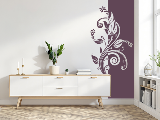 Preview: Wandbanner Blüte