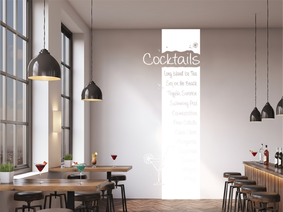Preview: Wandbanner Cocktails